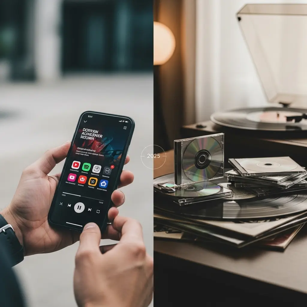 Streaming vs. Physical: How We Consume Music in 2025